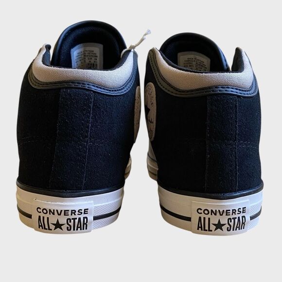 NWB Converse Chuck Taylor All Star High Street Mid Men 10.5 Wm12.5 Papyrus Black - Picture 8 of 15